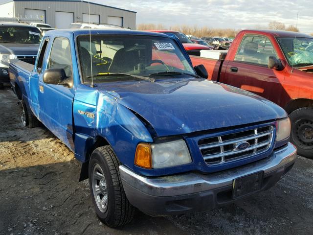 1FTYR44E52PA56435 - 2002 FORD RANGER SUP BLUE photo 1