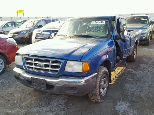 1FTYR44E52PA56435 - 2002 FORD RANGER SUP BLUE photo 2