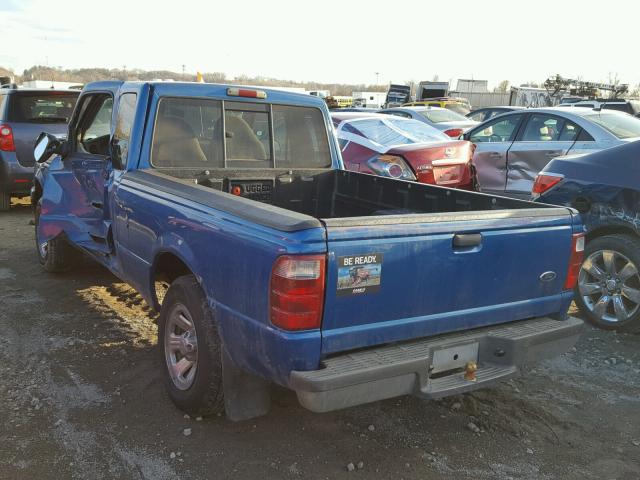 1FTYR44E52PA56435 - 2002 FORD RANGER SUP BLUE photo 3