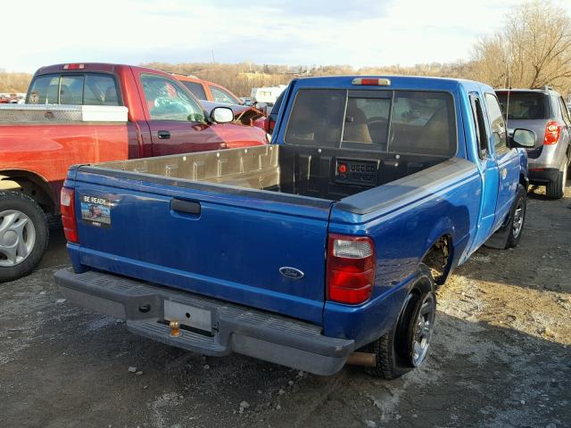 1FTYR44E52PA56435 - 2002 FORD RANGER SUP BLUE photo 4