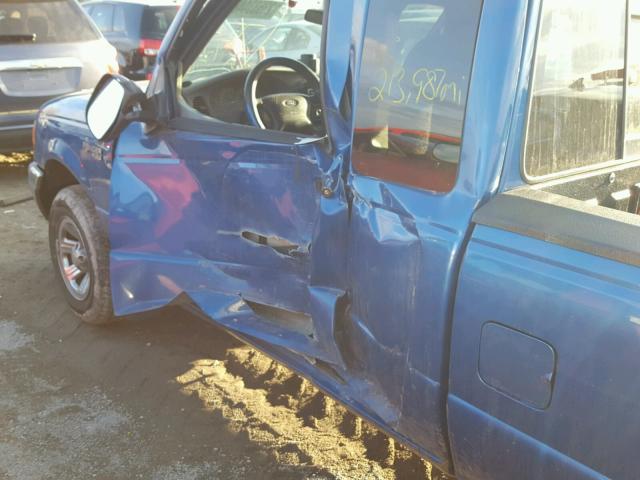 1FTYR44E52PA56435 - 2002 FORD RANGER SUP BLUE photo 9