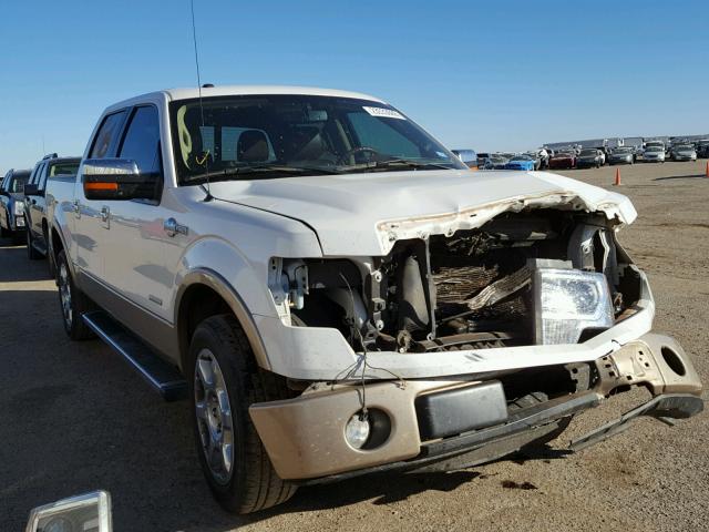 1FTFW1CT5DKF71403 - 2013 FORD F150 SUPER WHITE photo 1