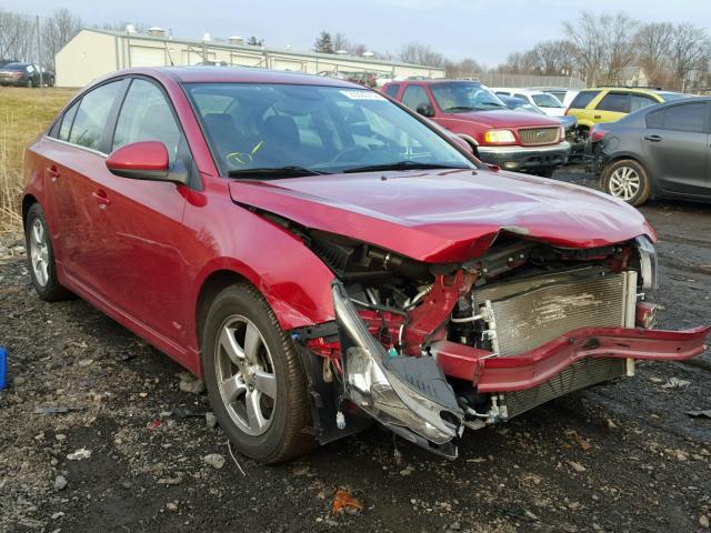 1G1PD5SB8E7137404 - 2014 CHEVROLET CRUZE LT RED photo 1