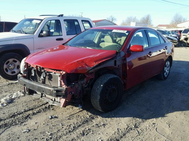 4T1BE46K28U254951 - 2008 TOYOTA CAMRY CE RED photo 2