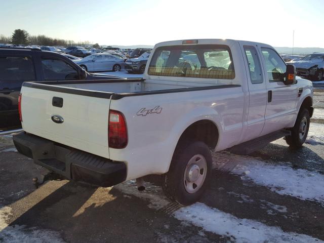 1FTSX21578EC55771 - 2008 FORD F250 SUPER WHITE photo 4