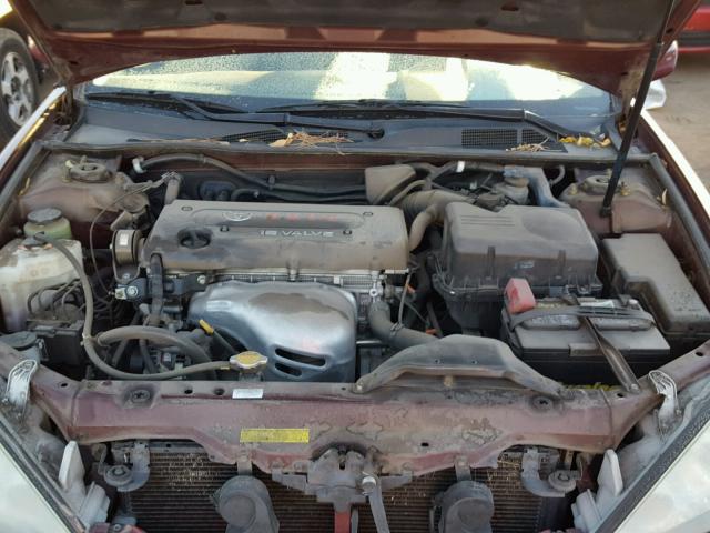 4T1BE32K75U406055 - 2005 TOYOTA CAMRY LE RED photo 7