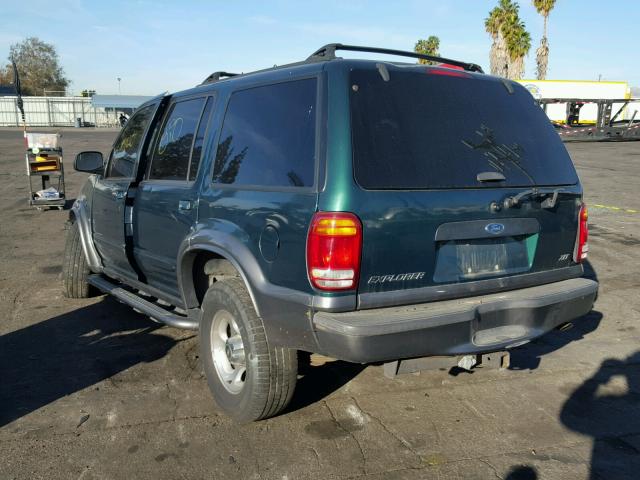 1FMDU83PXYZA52641 - 2000 FORD EXPLORER X GREEN photo 3