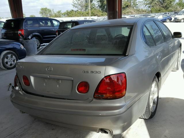 JT8BD69S610116775 - 2001 LEXUS GS 300 SILVER photo 4