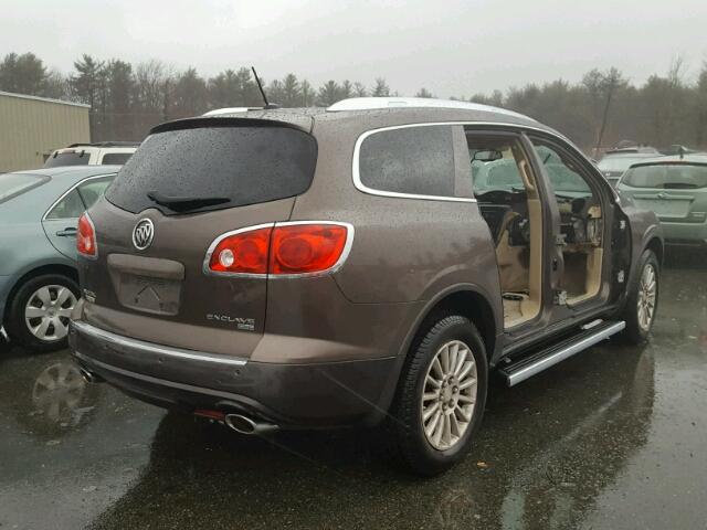 5GAEV23798J183868 - 2008 BUICK ENCLAVE CX BROWN photo 4