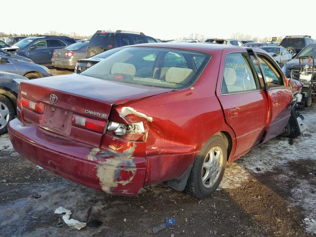 4T1BG28KXWU857543 - 1998 TOYOTA CAMRY CE RED photo 4