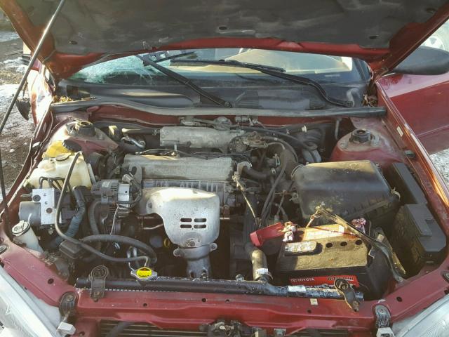 4T1BG28KXWU857543 - 1998 TOYOTA CAMRY CE RED photo 7