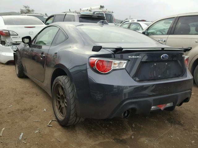 JF1ZCAB16H9601047 - 2017 SUBARU BRZ 2.0 PR GRAY photo 3