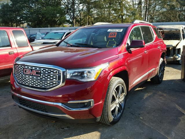 1GKKNPLS7HZ156046 - 2017 GMC ACADIA DEN RED photo 2