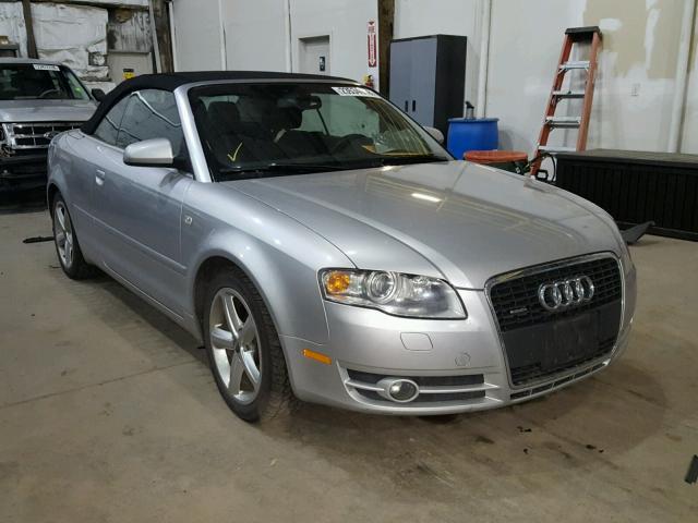 WAUDH48H28K015656 - 2008 AUDI A4 3.2 CAB GRAY photo 1