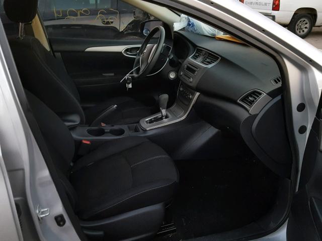 3N1AB7AP5EL685483 - 2014 NISSAN SENTRA S SILVER photo 5