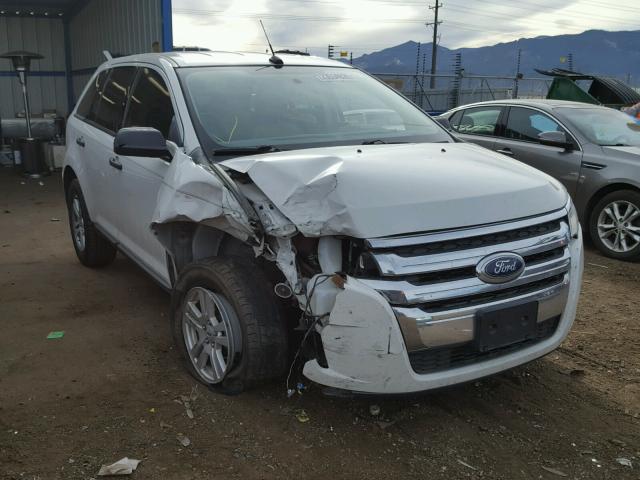 2FMDK3GC5DBA52060 - 2013 FORD EDGE SE WHITE photo 1