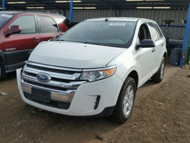 2FMDK3GC5DBA52060 - 2013 FORD EDGE SE WHITE photo 2