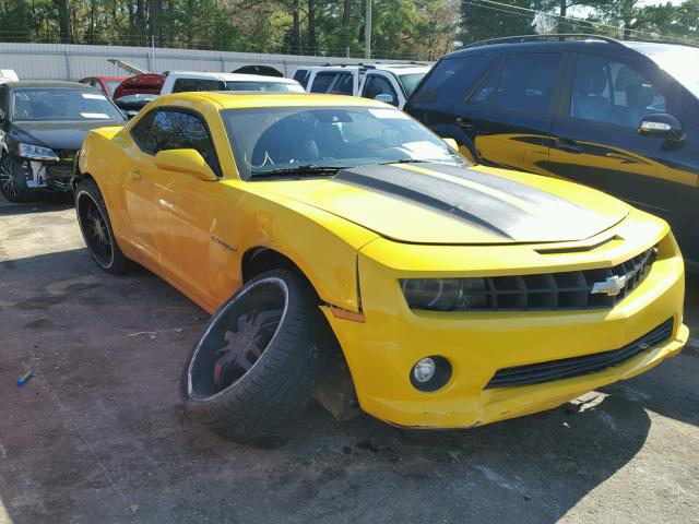 2G1FK1EJ1A9175241 - 2010 CHEVROLET CAMARO SS YELLOW photo 1