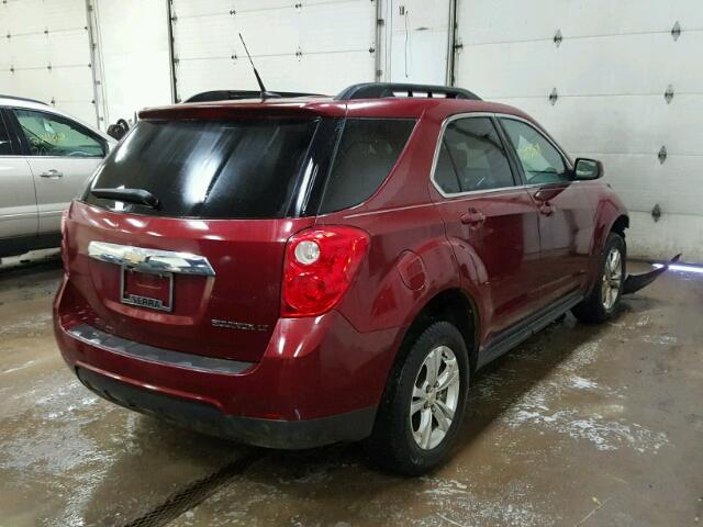 2CNALDEC8B6380748 - 2011 CHEVROLET EQUINOX LT BURGUNDY photo 4