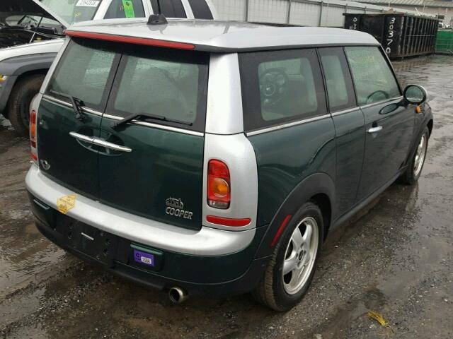 WMWML33539TP98973 - 2009 MINI COOPER CLU GREEN photo 4