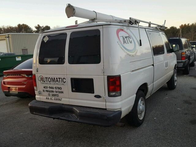 1FTNE14W08DA67164 - 2008 FORD ECONOLINE WHITE photo 4