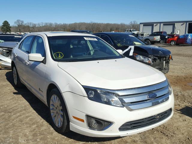 3FADP0L33AR262007 - 2010 FORD FUSION HYB WHITE photo 1