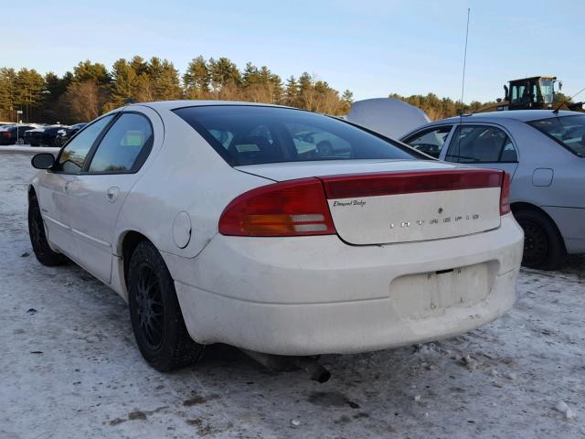 2B3HD46R2YH366409 - 2000 DODGE INTREPID WHITE photo 3