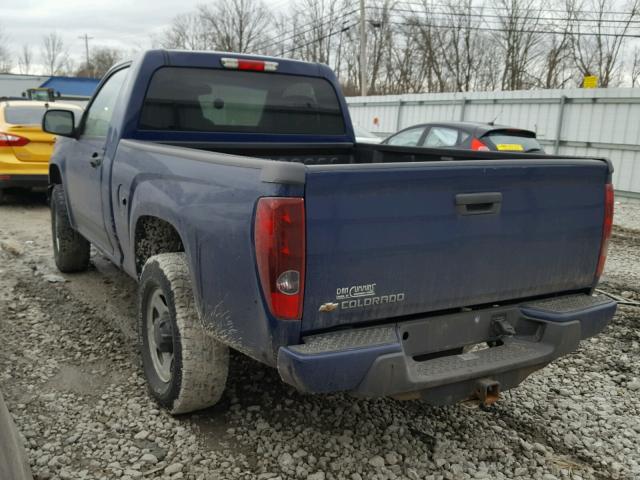 1GCDT149398126469 - 2009 CHEVROLET COLORADO BLUE photo 3