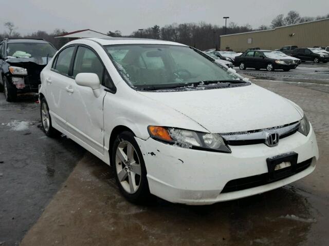 2HGFA16988H509880 - 2008 HONDA CIVIC EXL WHITE photo 1