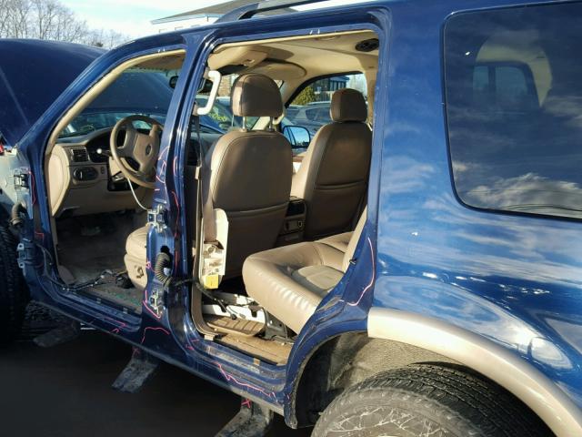 1FMDU74W14UA55063 - 2004 FORD EXPLORER E BLUE photo 10