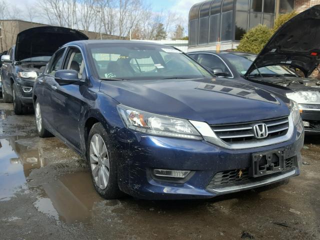 1HGCR2F85DA196823 - 2013 HONDA ACCORD EXL BLUE photo 1