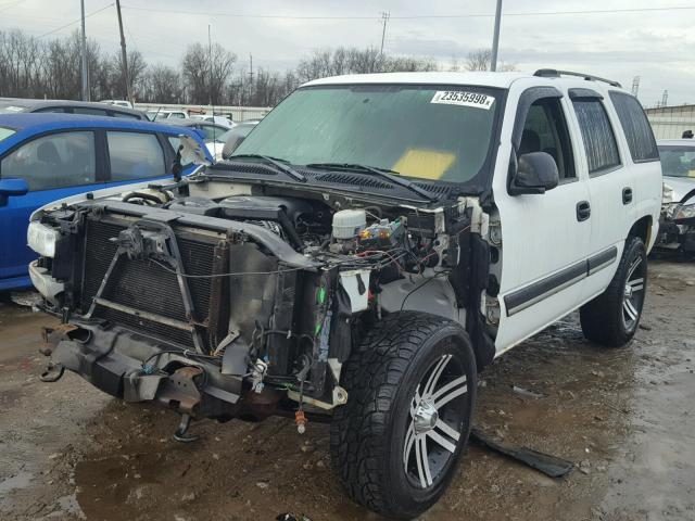 1GNEK13V24J287877 - 2004 CHEVROLET TAHOE K150 WHITE photo 2