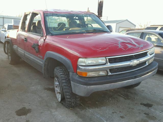 2GCEK19V0Y1152235 - 2000 CHEVROLET SILVERADO RED photo 1