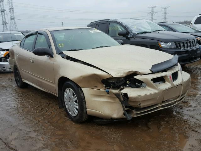 1G2NE52E25M249790 - 2005 PONTIAC GRAND AM S 金色 照片 1
