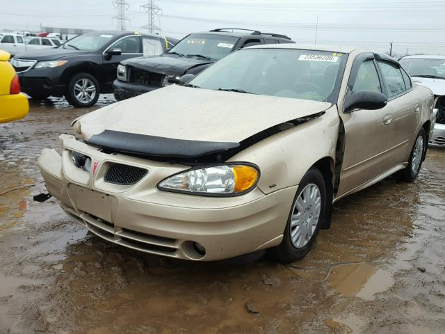 1G2NE52E25M249790 - 2005 PONTIAC GRAND AM S 金色 照片 2