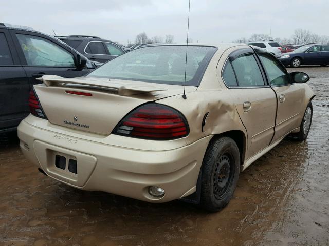 1G2NE52E25M249790 - 2005 PONTIAC GRAND AM S 金色 照片 4