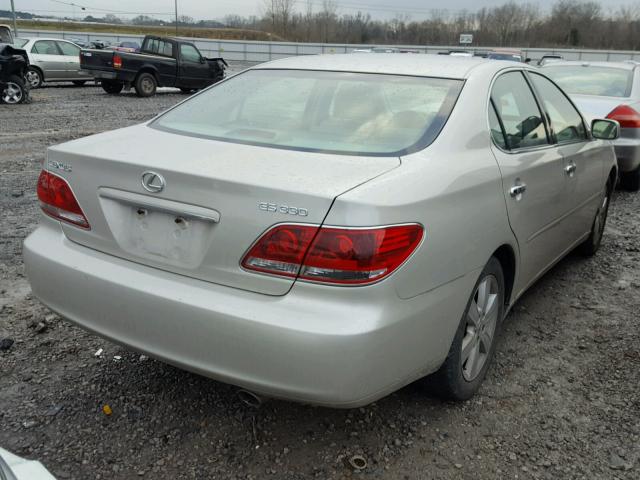 JTHBA30G355126334 - 2005 LEXUS ES 330 SILVER photo 4