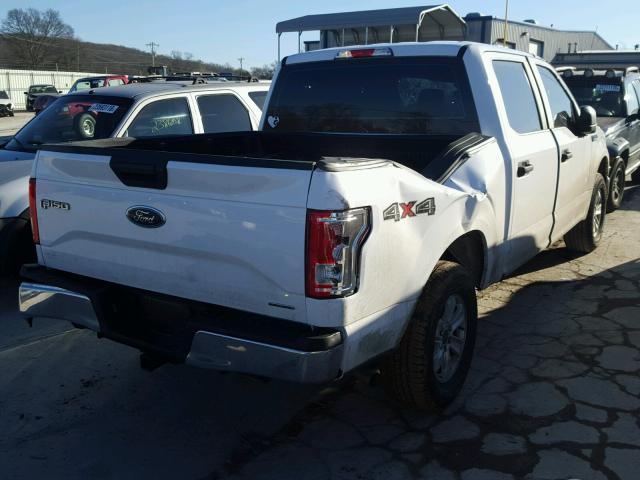 1FTEW1E85FKD86825 - 2015 FORD F150 SUPER WHITE photo 4