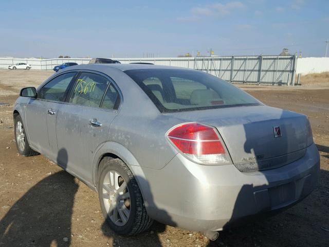 1G8ZV57B79F213402 - 2009 SATURN AURA XR SILVER photo 3