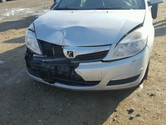 1G8ZV57B79F213402 - 2009 SATURN AURA XR SILVER photo 9