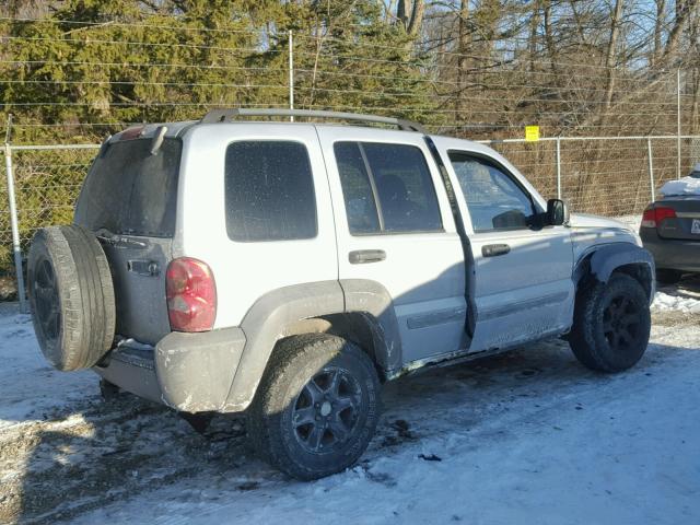 1J4GL48K12W127188 - 2002 JEEP LIBERTY SP SILVER photo 4