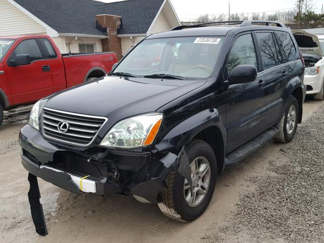 JTJBT20X630023843 - 2003 LEXUS GX 470 BLACK photo 2