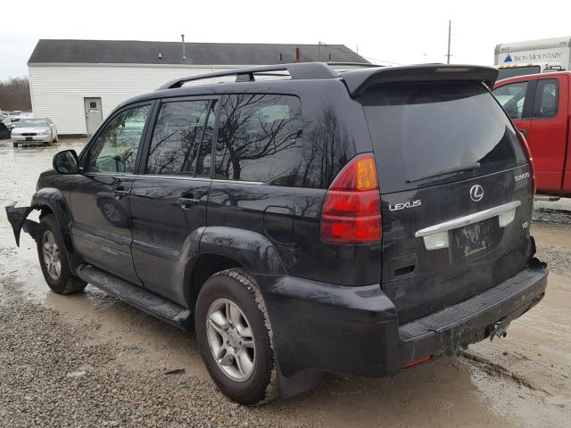 JTJBT20X630023843 - 2003 LEXUS GX 470 BLACK photo 3