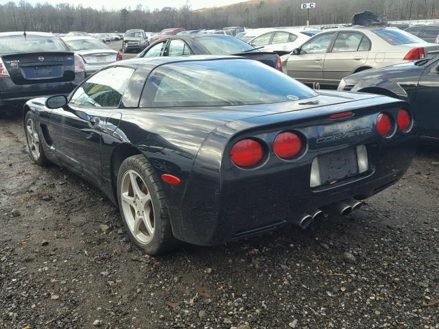 1G1YY22G1Y5123427 - 2000 CHEVROLET CORVETTE BLACK photo 3