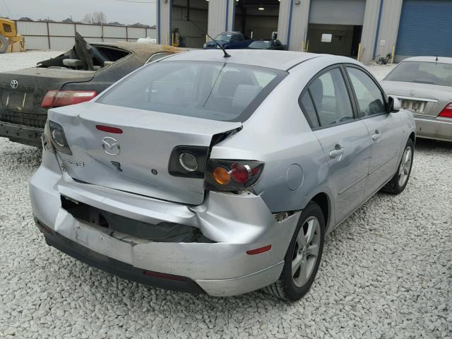 JM1BK123061459189 - 2006 MAZDA 3 S SILVER photo 4