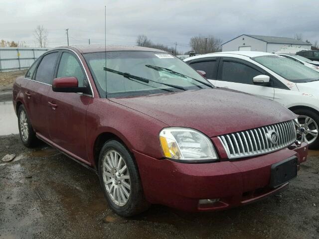 1MEHM42117G613510 - 2007 MERCURY MONTEGO PR MAROON photo 1