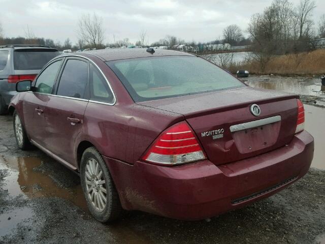 1MEHM42117G613510 - 2007 MERCURY MONTEGO PR 栗色 照片 3