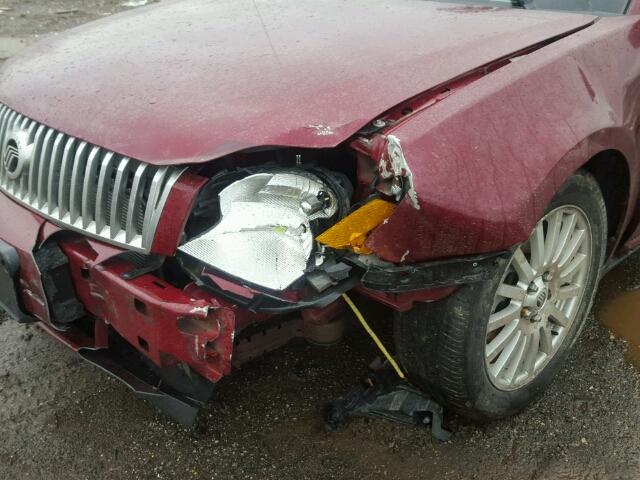 1MEHM42117G613510 - 2007 MERCURY MONTEGO PR 栗色 照片 9