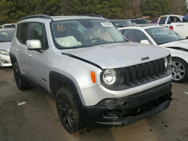 ZACCJBBB8HPF64781 - 2017 JEEP RENEGADE L SILVER photo 1