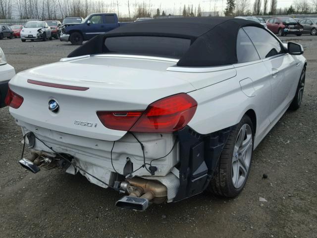 WBALZ3C51CDL70198 - 2012 BMW 650 I WHITE photo 4